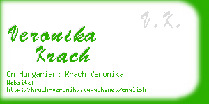 veronika krach business card